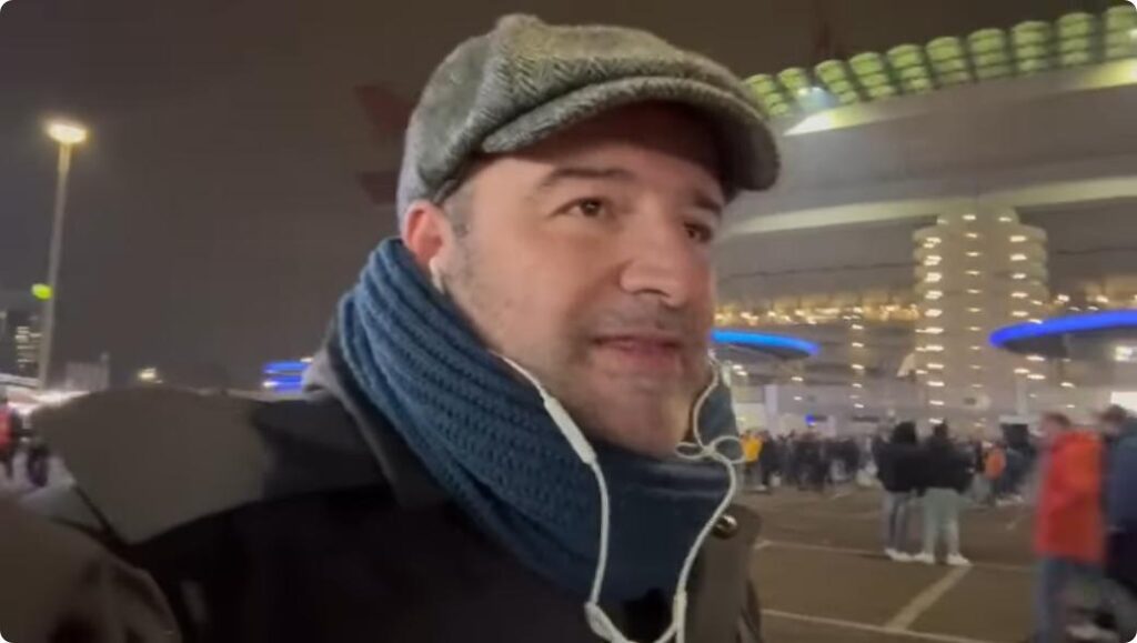 Tancredi Palmeri commenta il giallo a Carlos Augusto