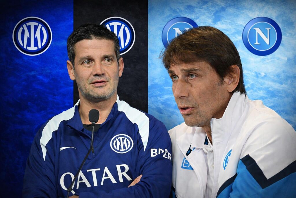 Cristian Chivu e Antonio Conte