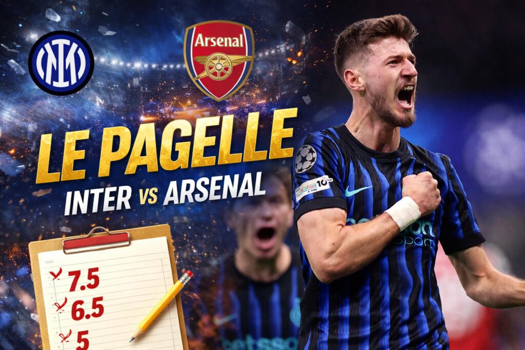 Le pagelle di Inter-Arsenal