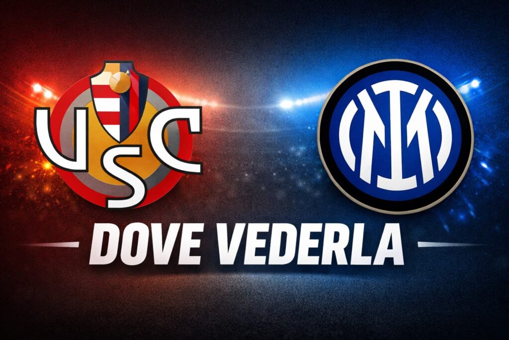 Cremonese Inter dove vederla