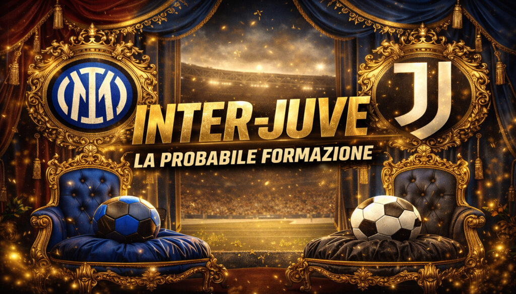 Inter-Juventus, le probabili formazioni in avanti la ThuLa