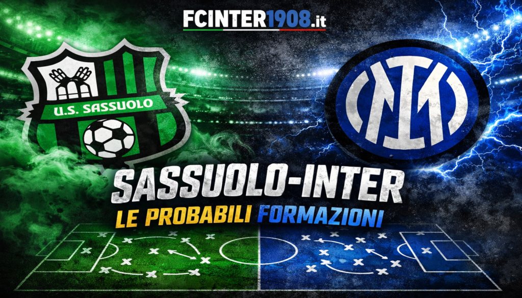Sassuolo-Inter, la probabile formazione