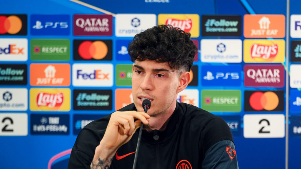 FC Internazionale Milano Training Session And Press Conference - UEFA Champions League 2025/26 League Knockout Play-off First Leg