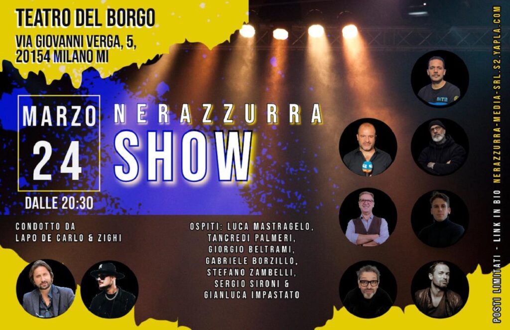 A Milano nerazzurra show