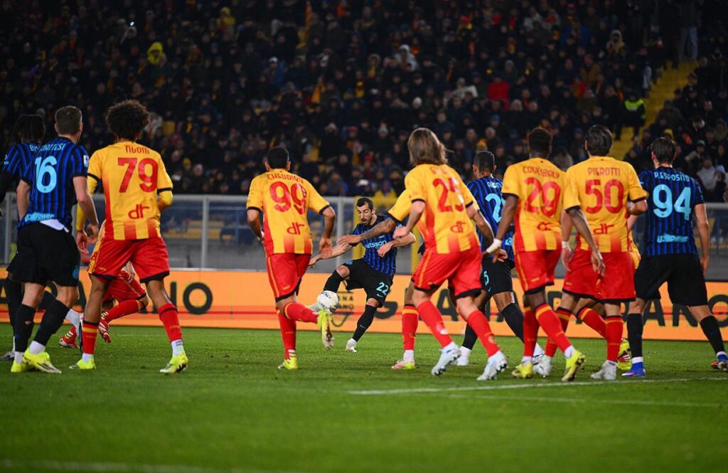 mkhitaryan gol lecce