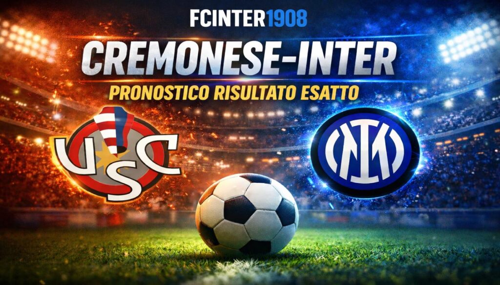 Cremonese-Inter, pronostico risultato esatto
