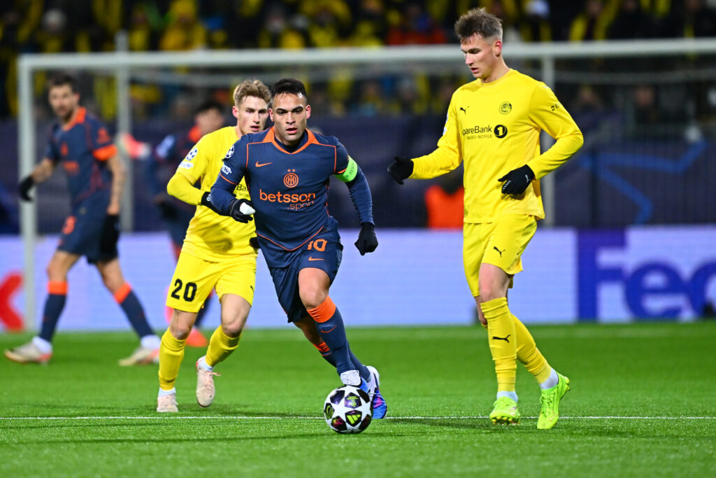 FK Bodo/Glimt v FC Internazionale Milano - UEFA Champions League 2025/26 League Knockout Play-off First Leg