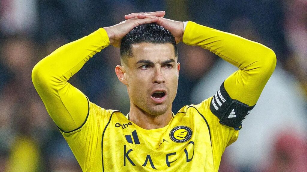 Cristiano Ronaldo choc