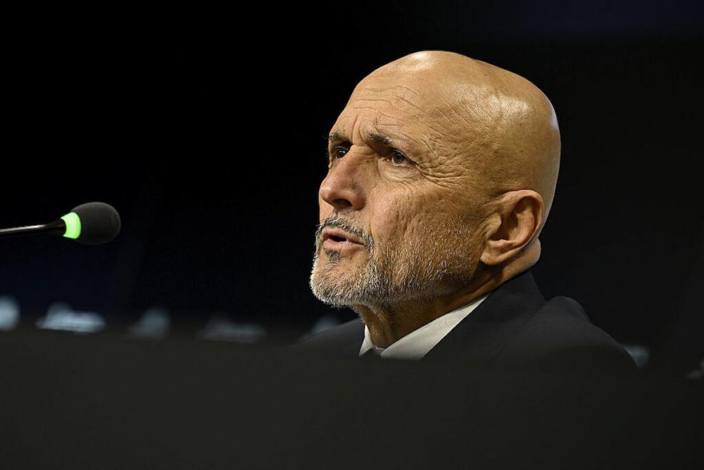 spalletti in conferenza stampa juve