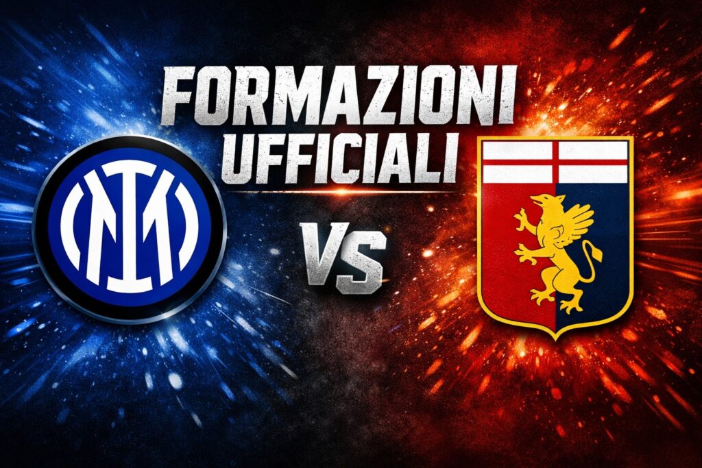 inter genoa formazioni ufficiali
