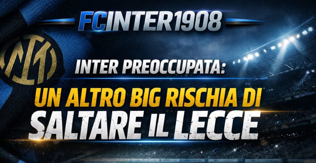 Inter in totale emergenza a Lecce