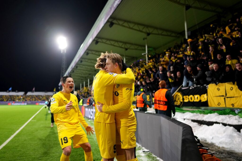 FK Bodo/Glimt v FC Internazionale Milano - UEFA Champions League 2025/26 League Knockout Play-off First Leg
