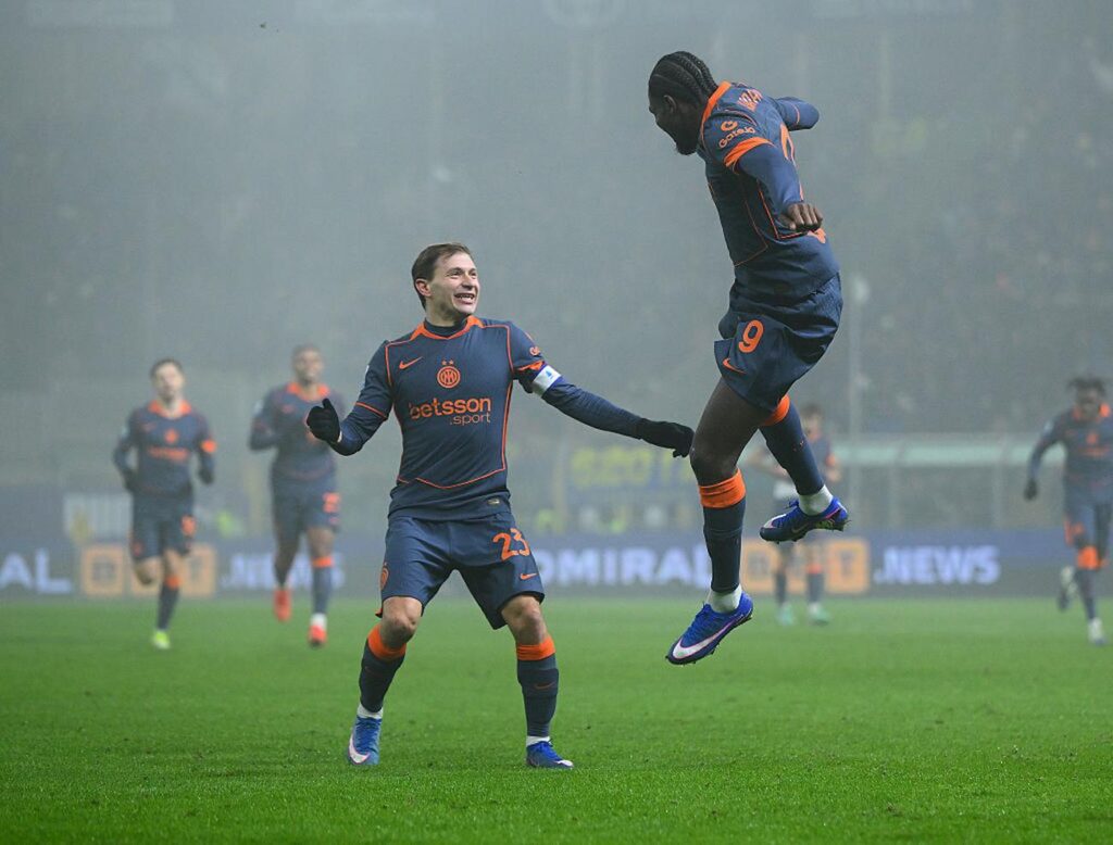 barella thuram esultanza champions 2025