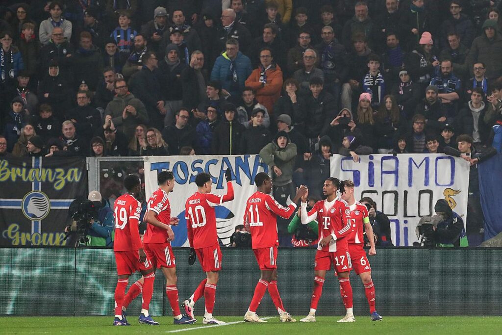 bayern batte atalanta