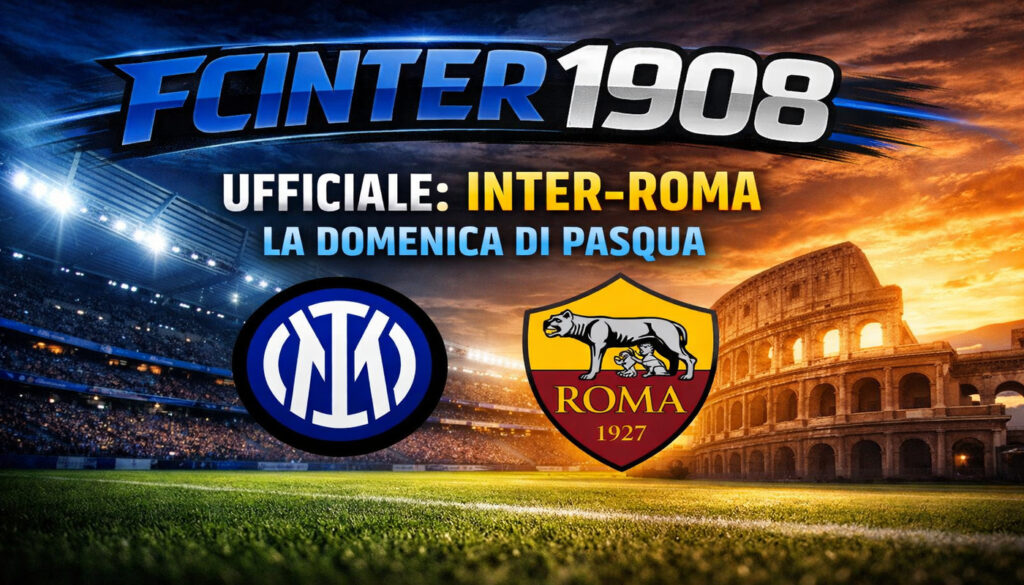 ecco quando si giocherà Inter-Roma e dove vederla