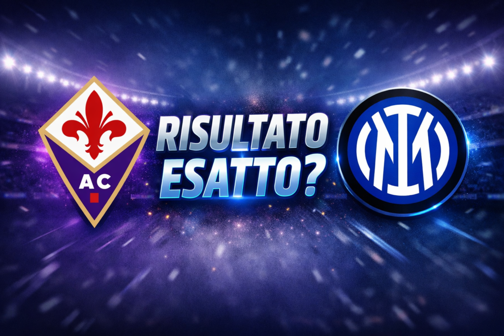 fiorentina inter ptonostico risultato esatto