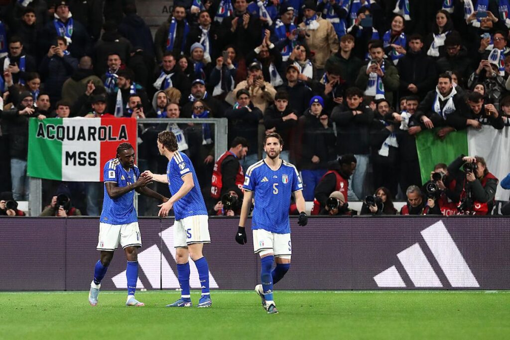 esposito con retegui italia vs irlanda del nord