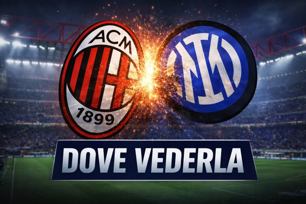 Milan Inter dove vederla