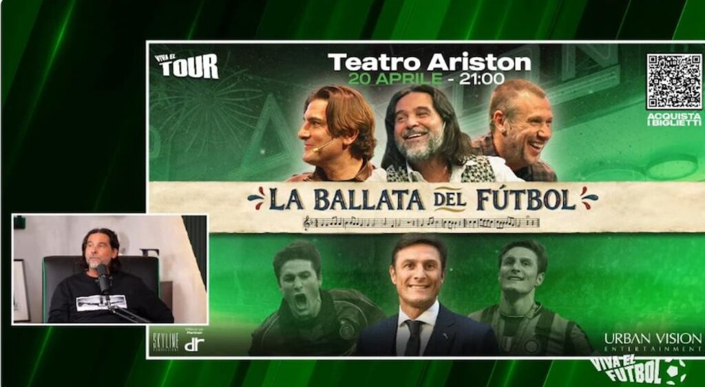 ospite zanetti viva el futbol tappa sanremo