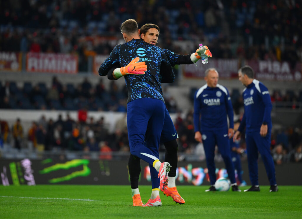 sommer e Martinez AS Roma v FC Internazionale - Serie A