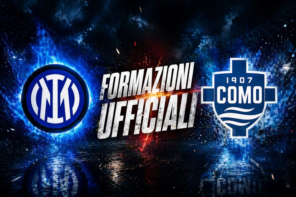 Inter-Como formazioni ufficiali