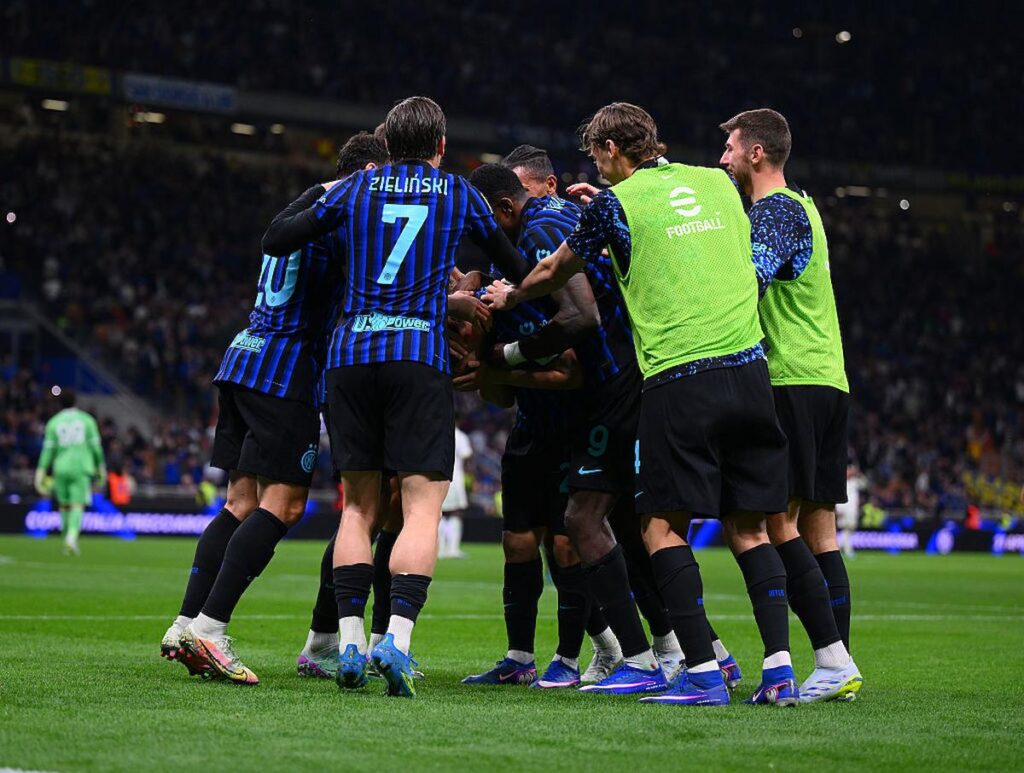 inter roma esultanza lautaro