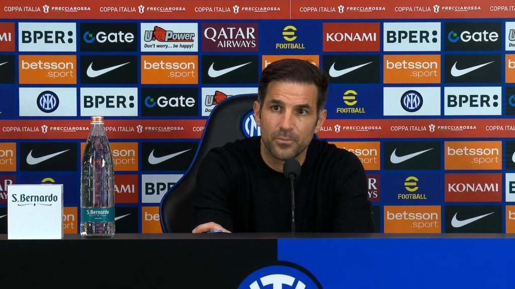 Inter-Como, conferenza Fabregas