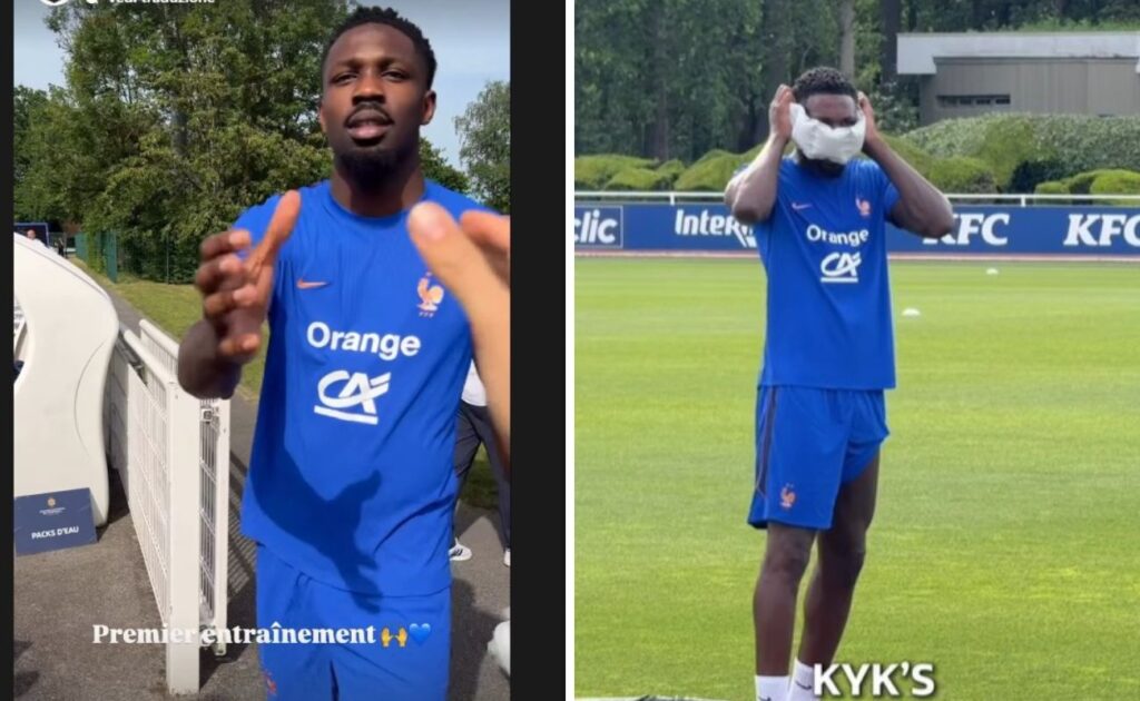thuram nazionale francese olise screen