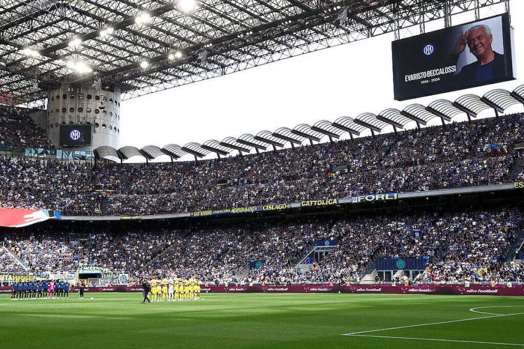 inter omaggio beccalossi san siro