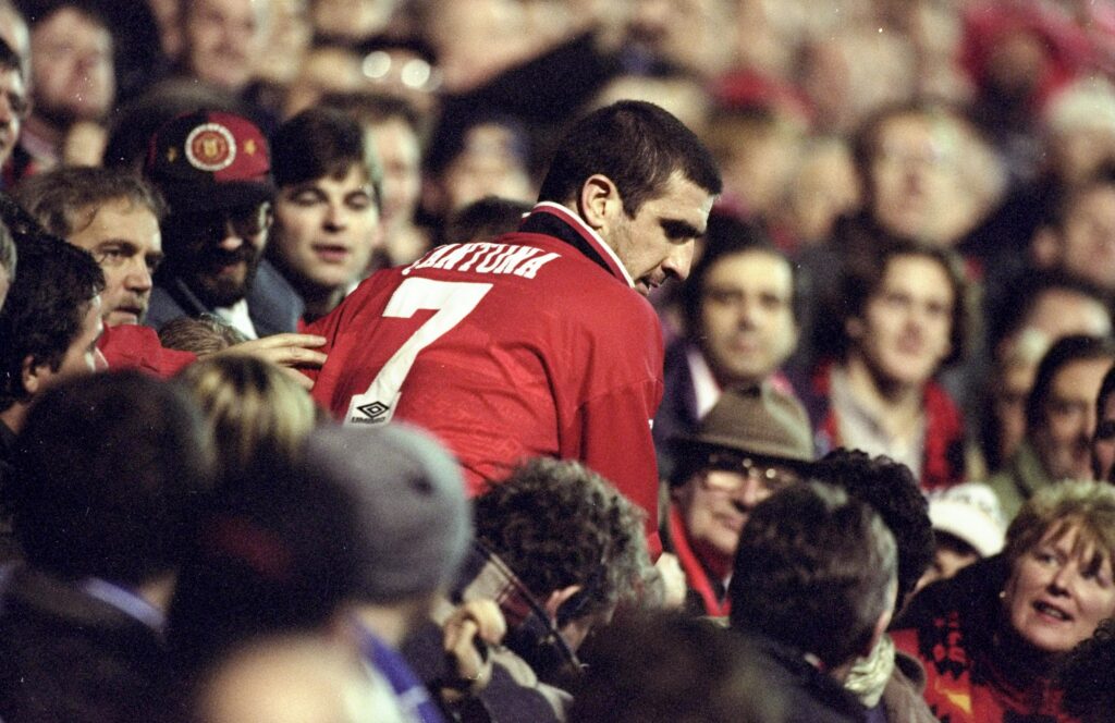 Eric Cantona of Manchester United