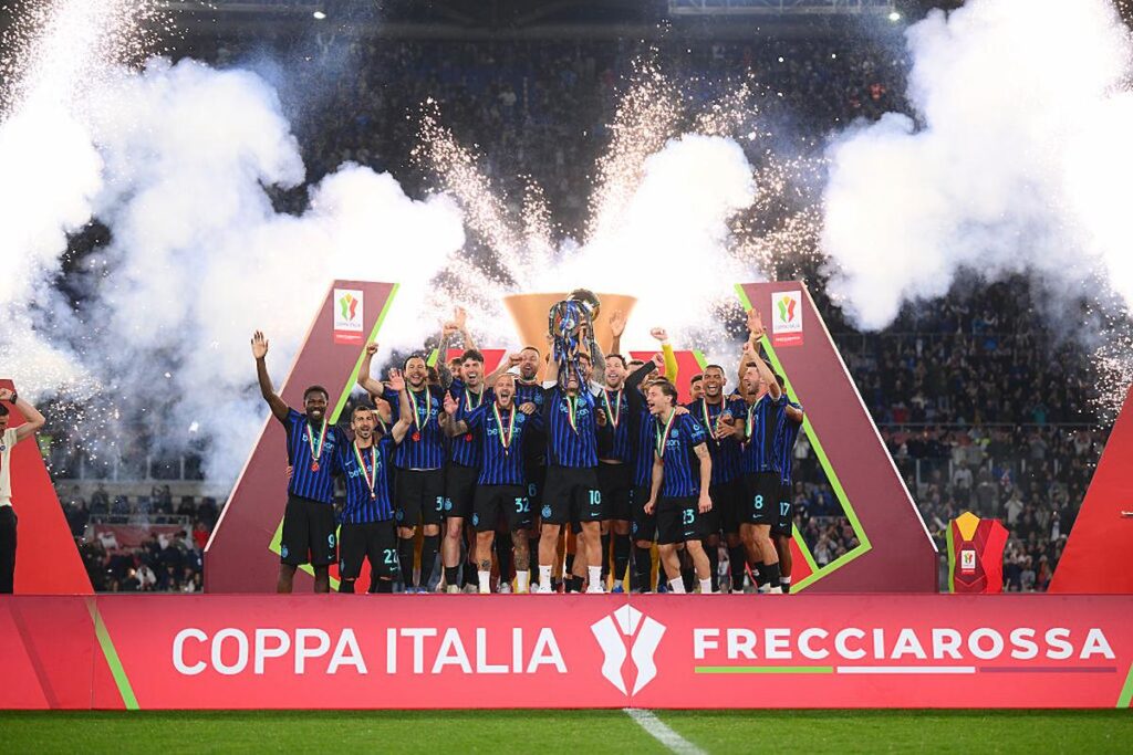 inter festa coppa italia