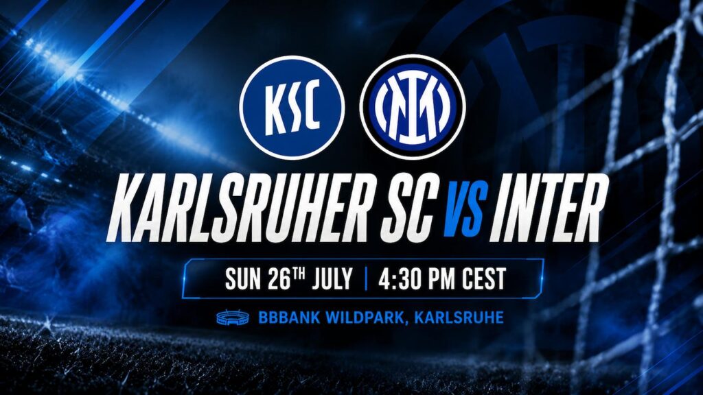 Inter, il 26 luglio amichevole contro il Karlsruher