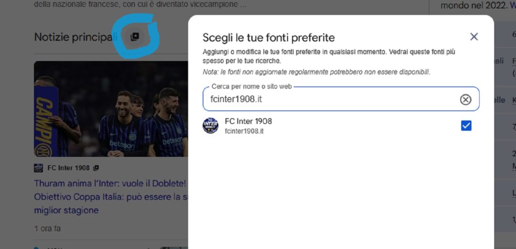 Fonti preferite