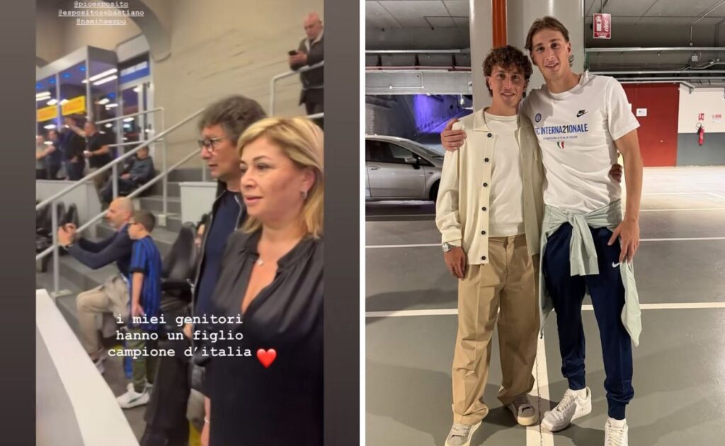 famiglia esposito meazza inter campione