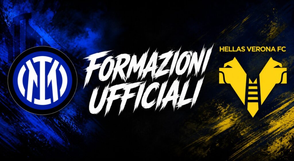 Inter-Verona formazioni ufficiali