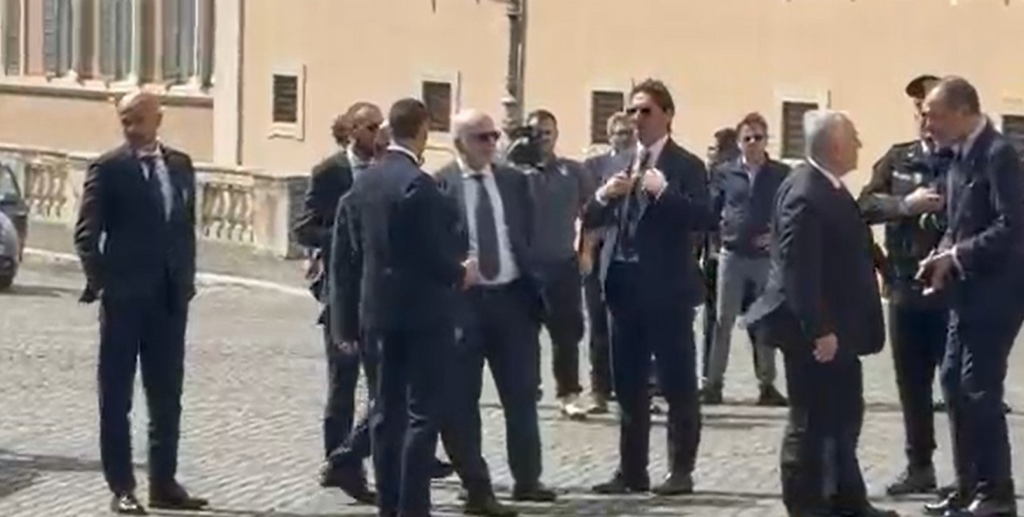 lazio arrivo quirinale