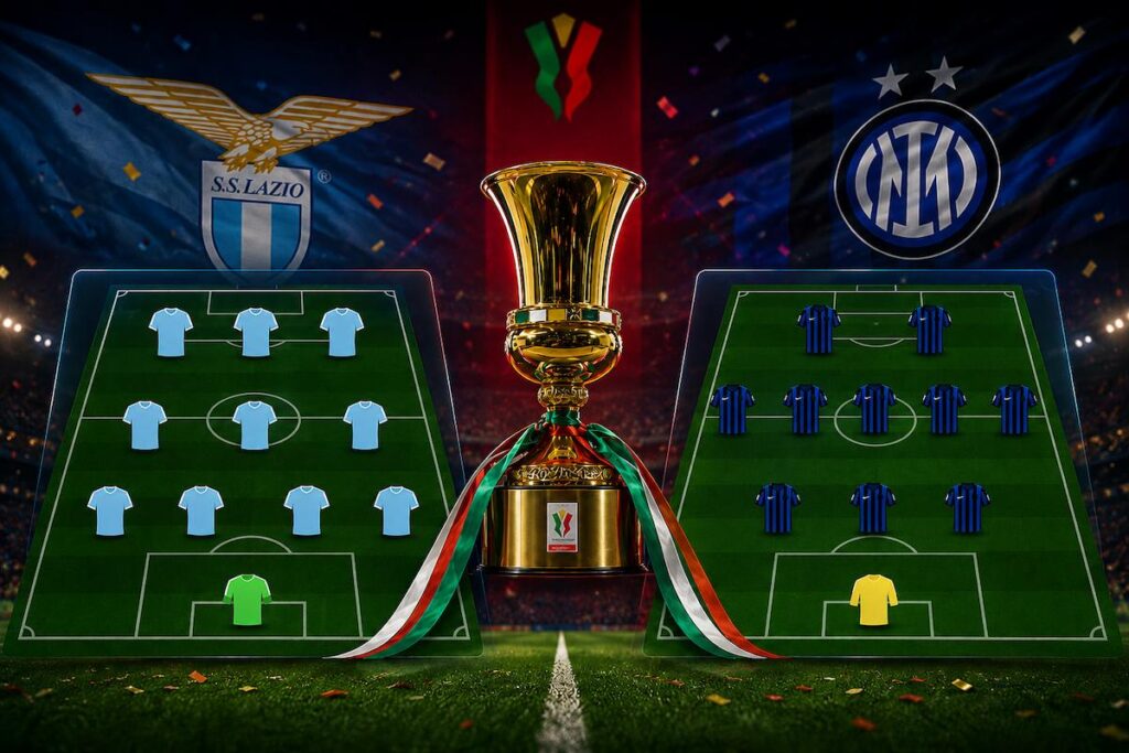 Lazio-Inter, le probabili formazioni della finale