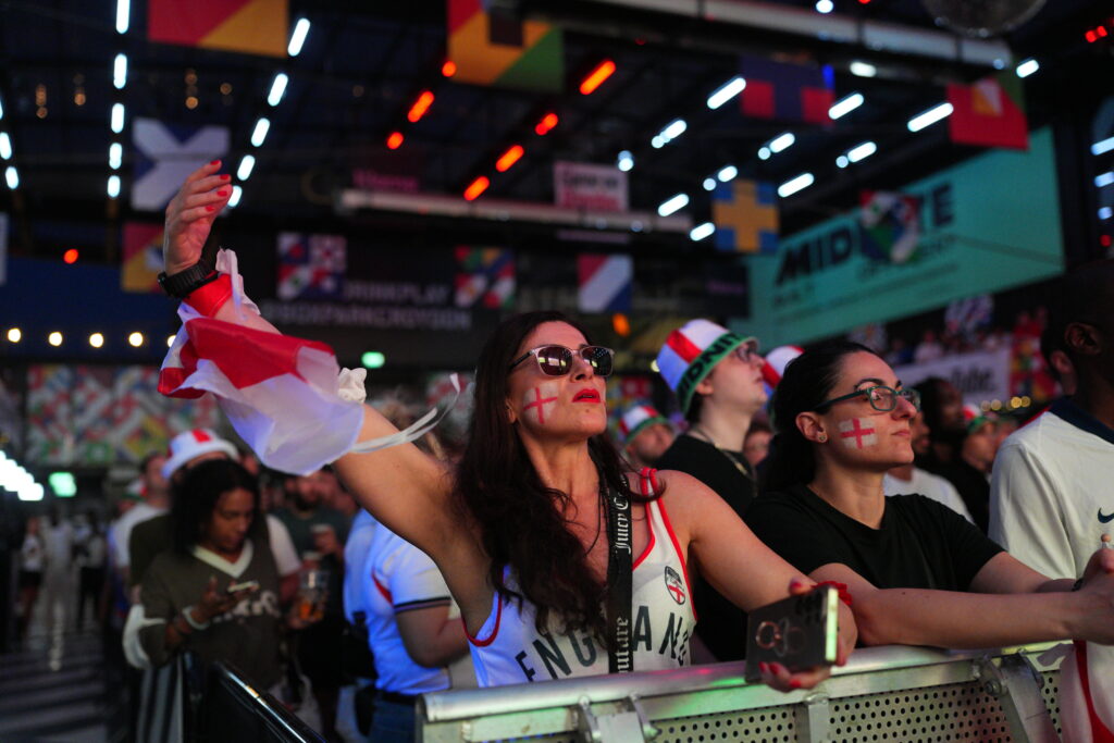 Football Fans Watch Panama V England In The 2026 FIFA World Cup