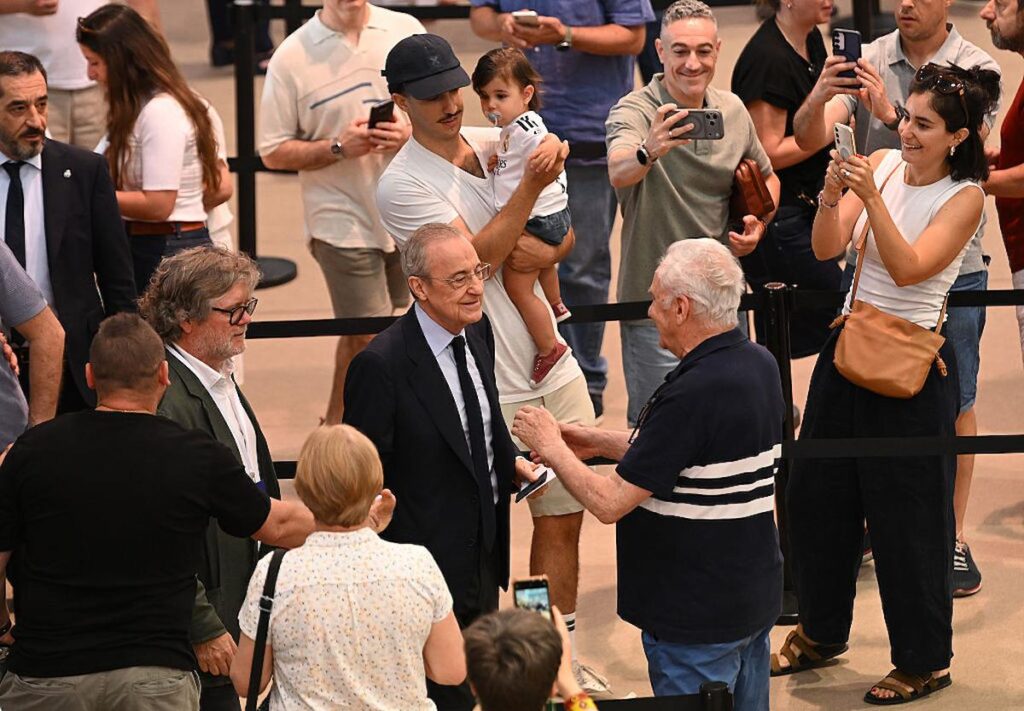 florentino perez rieletto presidente real