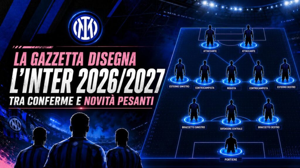 La Gazzetta disegna l'Inter 20262027