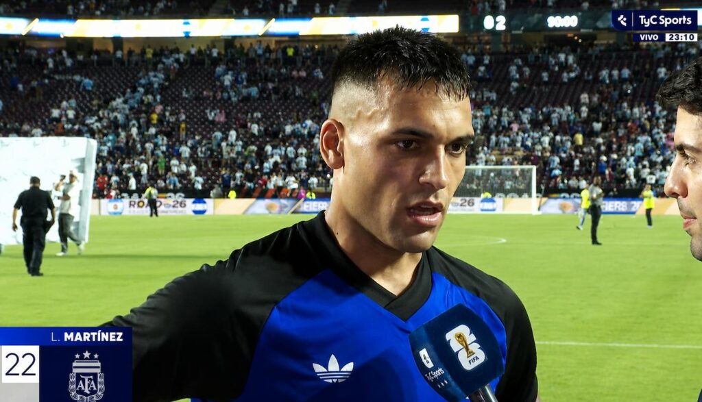 Lautaro Martinez intervista Argentina