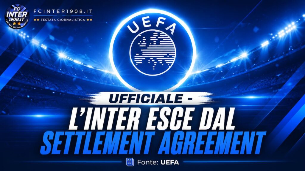 Inter esce dal settlement agreement