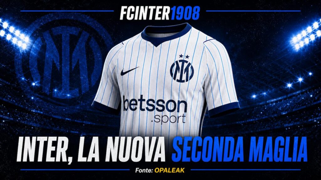 la nuova maglia away