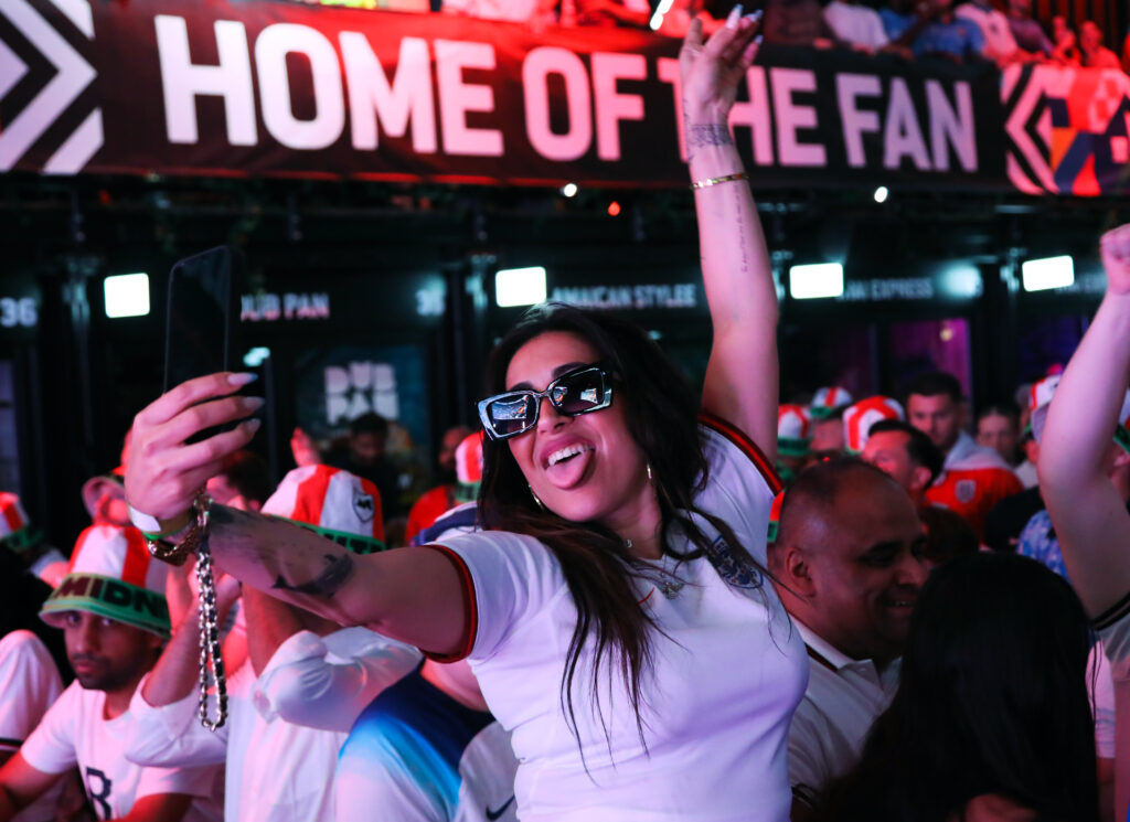 Football Fans Watch England V Mexico In The FIFA World Cup 2026