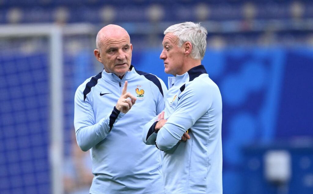 Guy Stéphan con Deschamps Francia