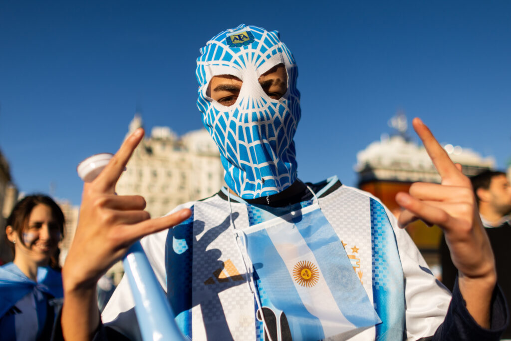 Fans Of Argentina Celebrate The Victory Against Egypt In The FIFA World Cup 2026