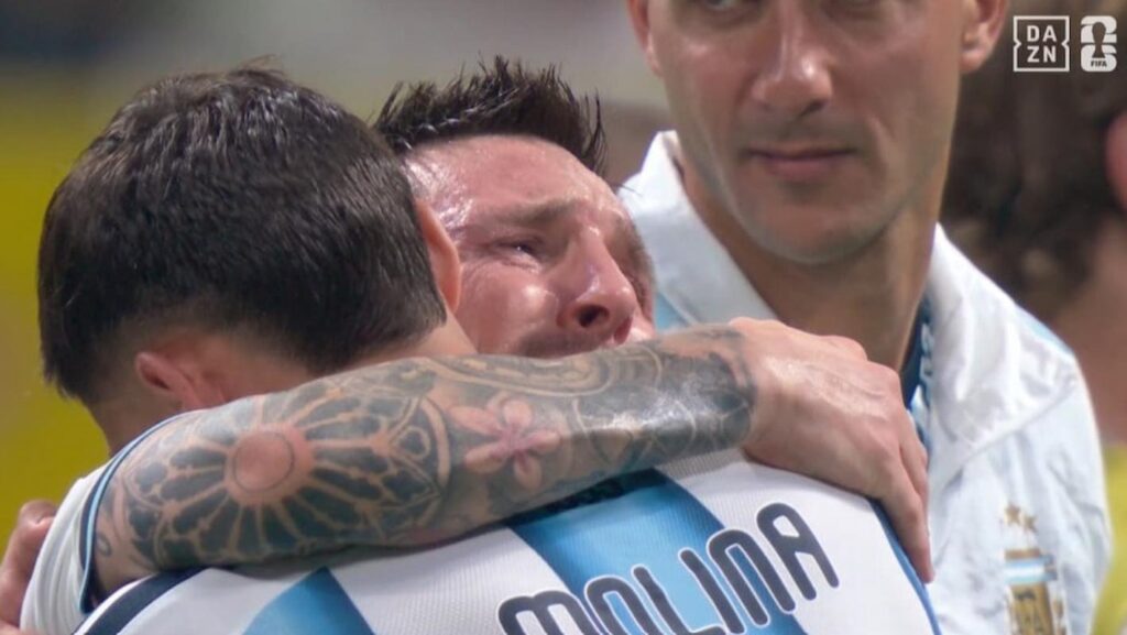 messi argentina egitto lacrime (1)